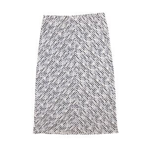 J. JILL $99 Diagonal Stripe Stretch Cotton Pull-On Maxi Skirt Large